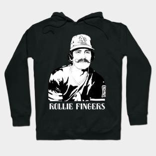 Retro Rollie Fingers 80s Style Classic Hoodie